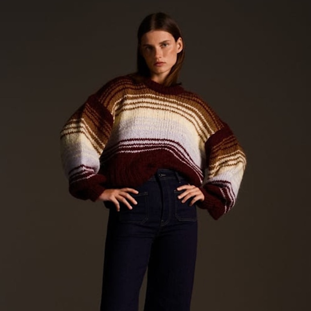 NWT Striped Knit Zara Sweater